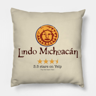 Lindo Michoacan Yelp Review Pillow
