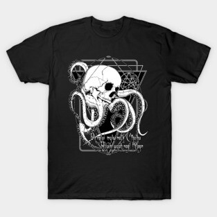 In his house at R'lyeh dead Cthulhu waits dreaming T-Shirt