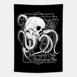 In his house at R'lyeh dead Cthulhu waits dreaming Tapestry