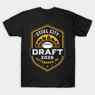 Steel City Draft 2026 x Pittsburgh Football T-Shirt
