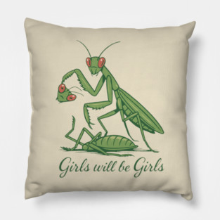 💕💀 Girls Will Be Girls 💀💕 Pillow