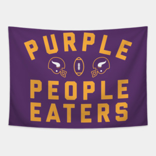 Purple People Eaters - Vikings Tapestry