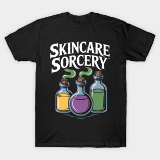 Halloween Esthetician Skincare Sorcery Potion Magic T-Shirt