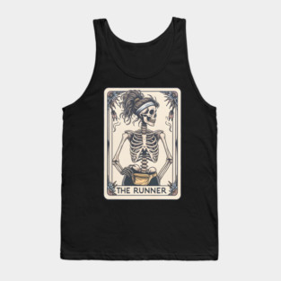 Funny Running Tarot Card Tank Top