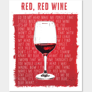 Red Red Wine – UB40 Inspired Retro Music Posters and Art