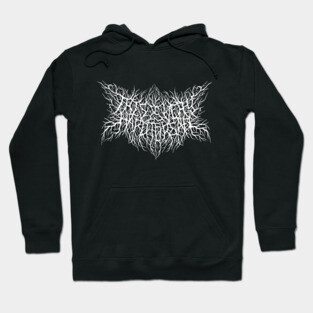 This is Very hard to Read Metal Logo Hoodie