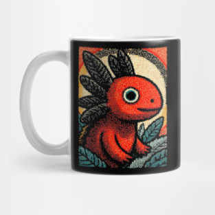 Mythical Red Axolotl | The Fire Elemental Spirit Mug