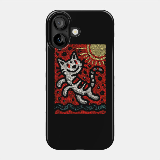 Prankster Cat | The Mischievous Sun Worshipper Phone Case by TuncGK