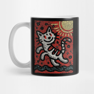 Prankster Cat | The Mischievous Sun Worshipper Mug