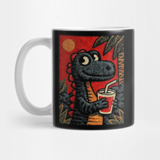 Tropical T-Rex | The Prehistoric Vacationer Mug