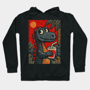 Tropical T-Rex | The Prehistoric Vacationer Hoodie