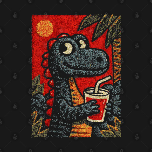 Tropical T-Rex | The Prehistoric Vacationer by TuncGK