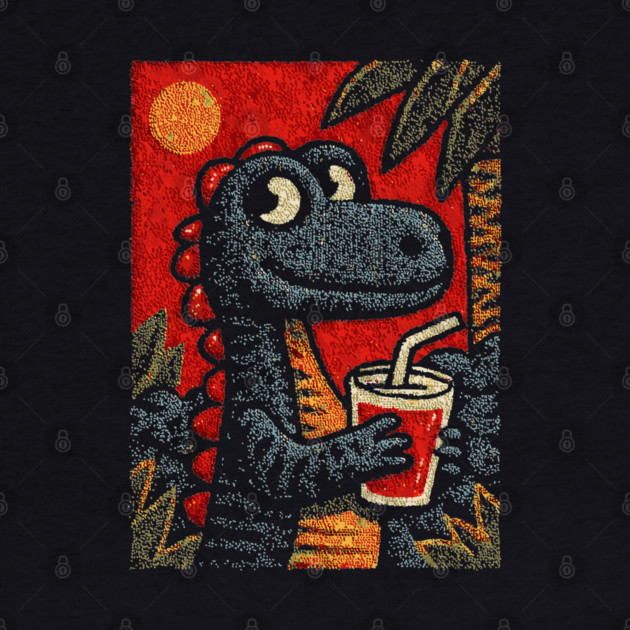 Tropical T-Rex | The Prehistoric Vacationer by TuncGK