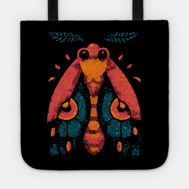 Sacred Emperor Moth | The All-Seeing Eye Insect Tote by TuncGK