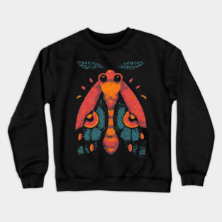 Sacred Emperor Moth | The All-Seeing Eye Insect Crewneck Sweatshirt