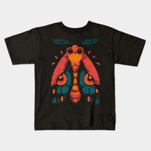 Sacred Emperor Moth | The All-Seeing Eye Insect Kids T-Shirt by TuncGK