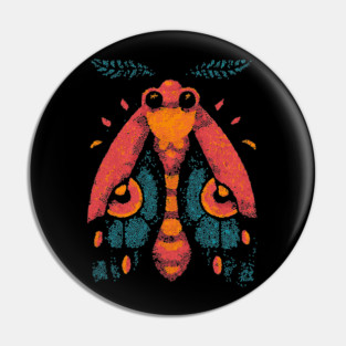 Sacred Emperor Moth | The All-Seeing Eye Insect Pin