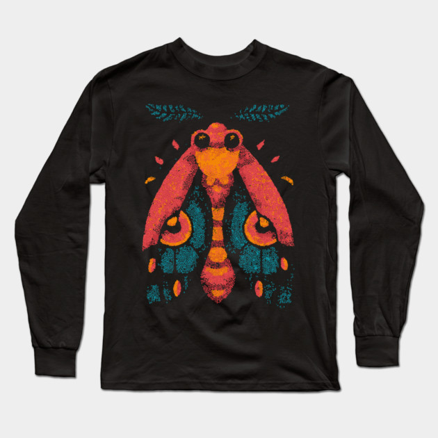 Sacred Emperor Moth | The All-Seeing Eye Insect Long Sleeve T-Shirt by TuncGK