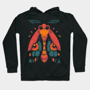 Sacred Emperor Moth | The All-Seeing Eye Insect Hoodie