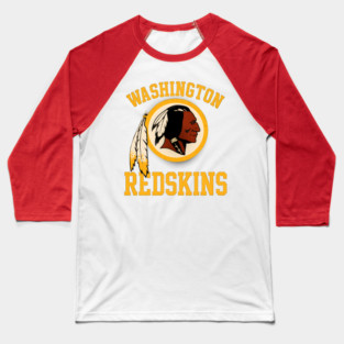 Vintage Washington Football Commanders Redskins Baseball T-Shirt