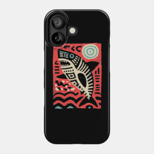 Tribal Shark Glyph | The Ancient Sea Guardian Phone Case