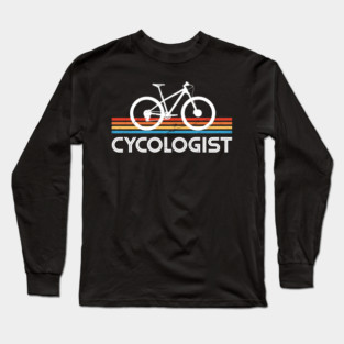Cycologist Bicycle Cycling Retro Long Sleeve T-Shirt