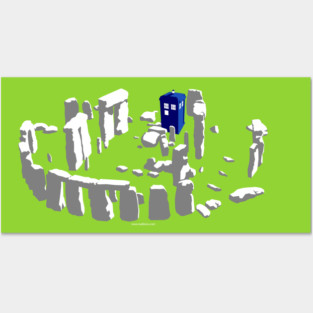 Stonehenge Tardis Posters and Art