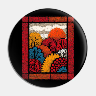 Autumn Forest Tapestry | The Embroidered Woods Pin
