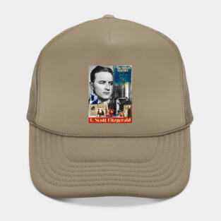 F. Scott Fitzgerald Collage Portrait Hat