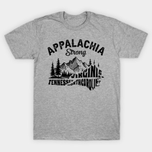 Appalachia Strong Graphic with Virginia and North Carolina Pride T-Shirt