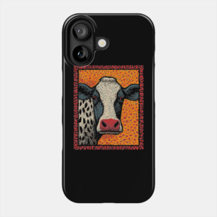 Abstract Pop Art Cow | The Street Art Doodle Phone Case
