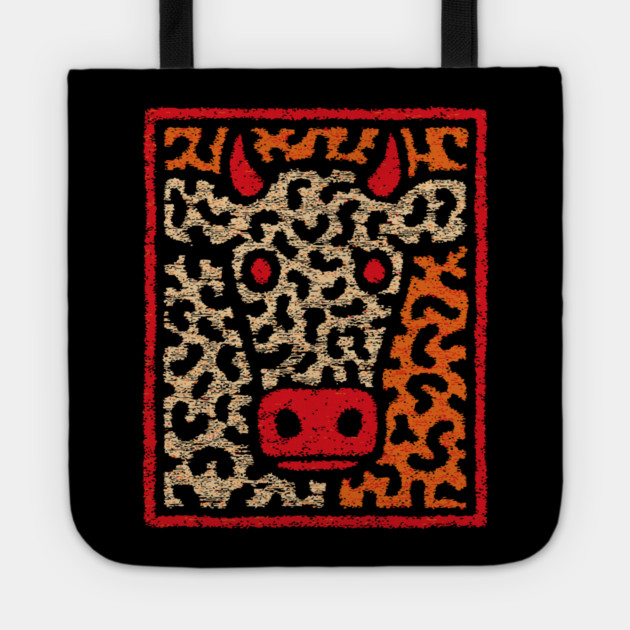 Realistic Cow Portrait | The Farmhouse Art Print Tote by TuncGK