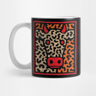 Realistic Cow Portrait | The Farmhouse Art Print Mug