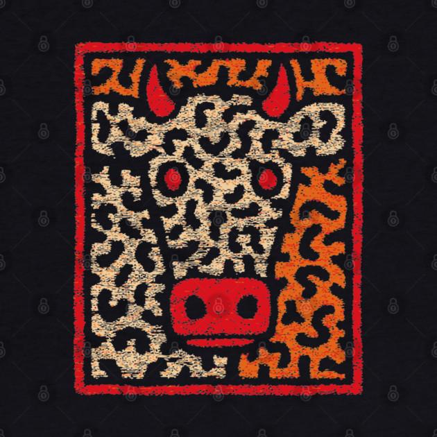 Realistic Cow Portrait | The Farmhouse Art Print by TuncGK