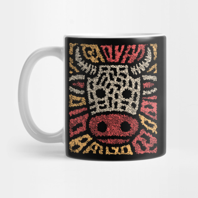 Tribal Bull Glyph | The Sacred Cow Totem by TuncGK