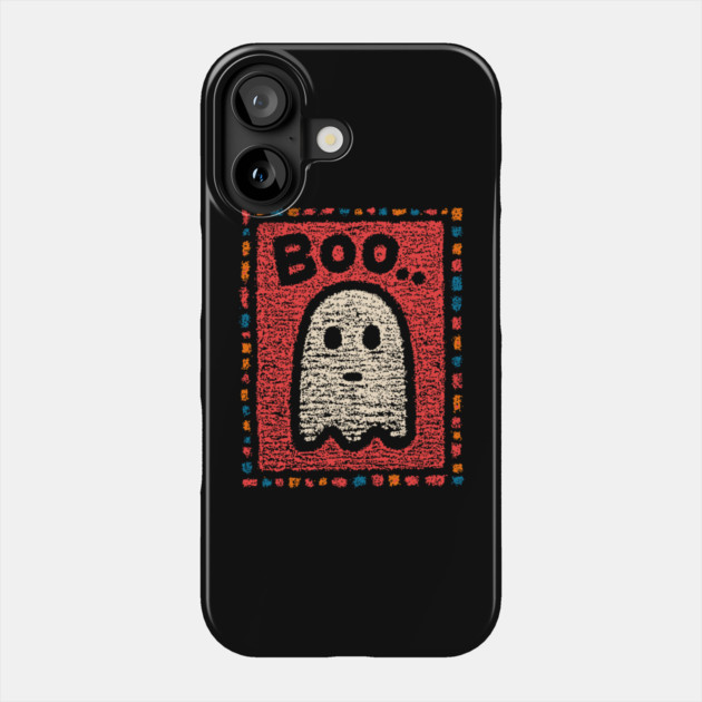 The Unimpressed Ghost | A Lazy Halloween Boo Phone Case by TuncGK