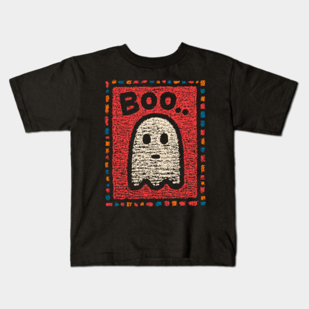 The Unimpressed Ghost | A Lazy Halloween Boo Kids T-Shirt by TuncGK