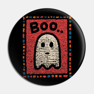 The Unimpressed Ghost | A Lazy Halloween Boo Pin