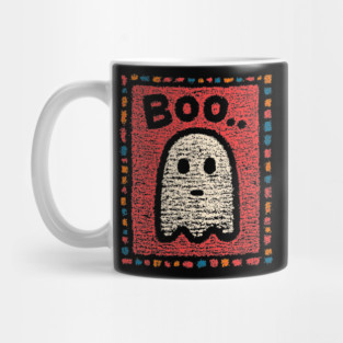 The Unimpressed Ghost | A Lazy Halloween Boo Mug