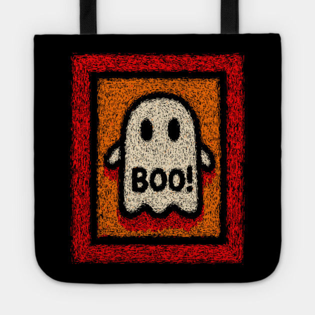 Friendly Ghost | The Cheerful Halloween Boo Tote by TuncGK