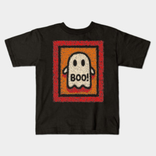 Friendly Ghost | The Cheerful Halloween Boo Kids T-Shirt