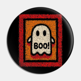 Friendly Ghost | The Cheerful Halloween Boo Pin