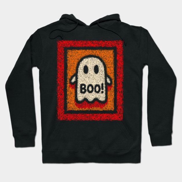 Friendly Ghost | The Cheerful Halloween Boo Hoodie by TuncGK