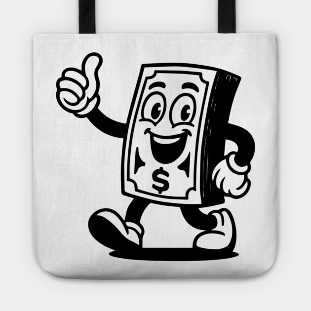 Motivational Quote money design Tote by langedu
