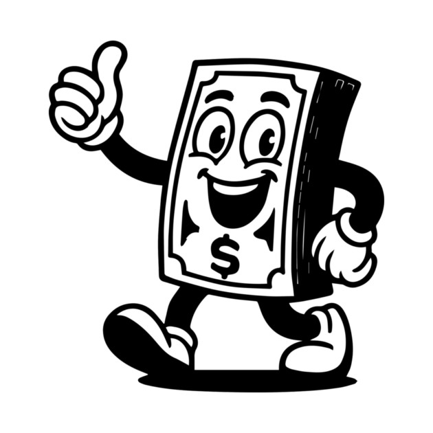 Motivational Quote money design by langedu