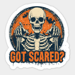 Got-Scared Halloween-Vibes Sticker
