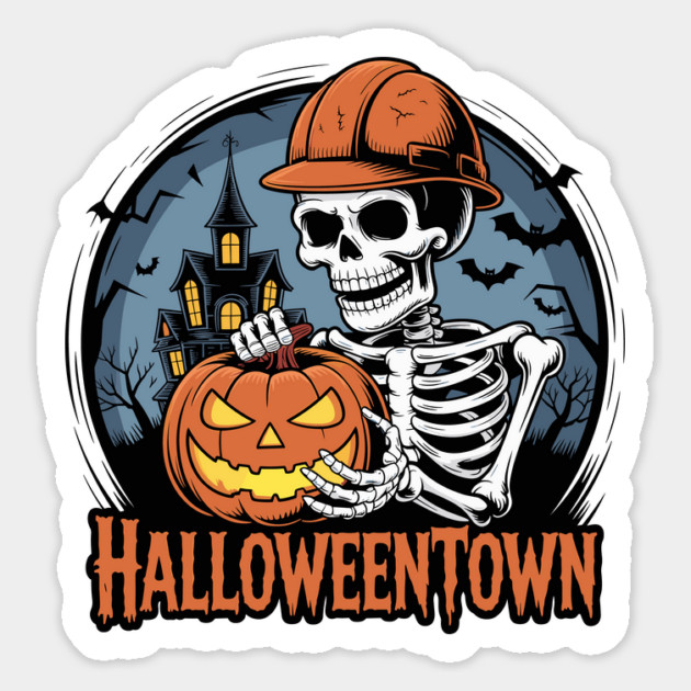 Halloweentown Ghostly T-Shirt Magnet by JessArty