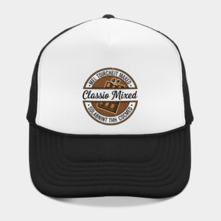 Vintage Chocolate Bar Logo for Sweet Tooth Fans Funny Hat