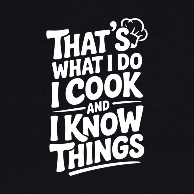 That’s What I Do I Cook and I Know Things by Frank Ring