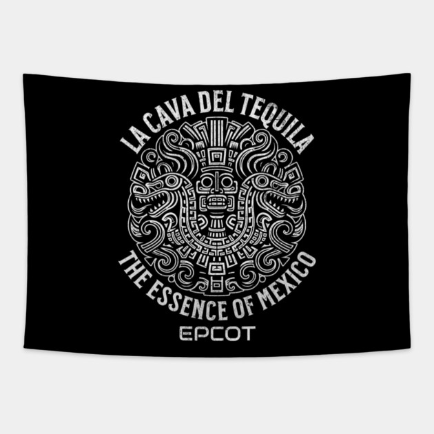 La Cava Del Tequila The Essence of Mexico Tee Tapestry by Joaddo
